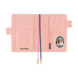 Okładka na kalendarz Hobonichi Techo A6 | Candy Stripper: Random Dog & Cat (Pink)