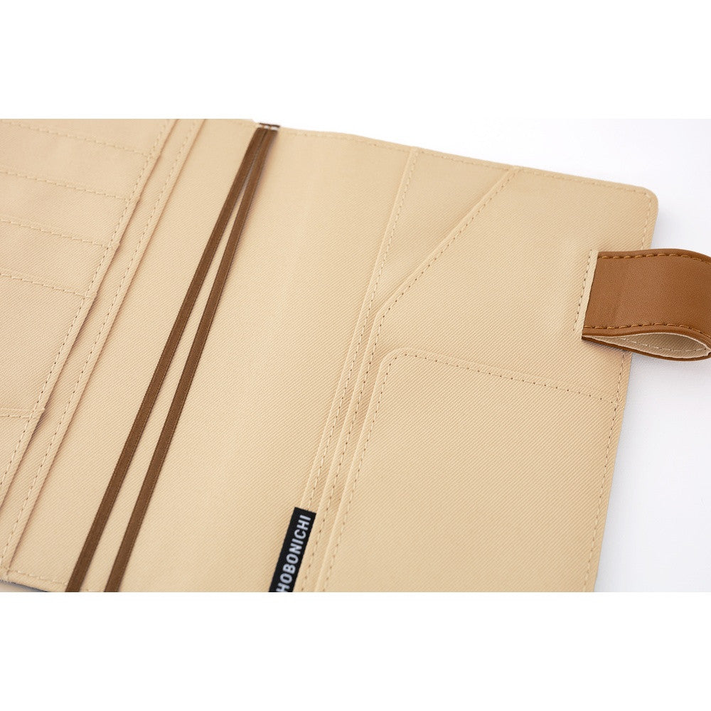 Okładka na kalendarz Hobonichi Techo A6 | Shirt Fabric: Foggy Plaid