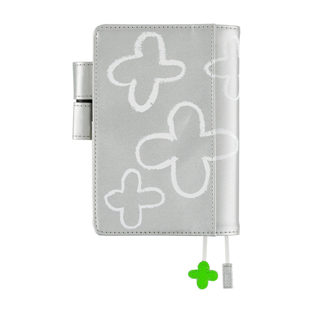 Okładka na kalendarz Hobonichi Techo A6 | Makoto Matsubayashi: Silver Flowers