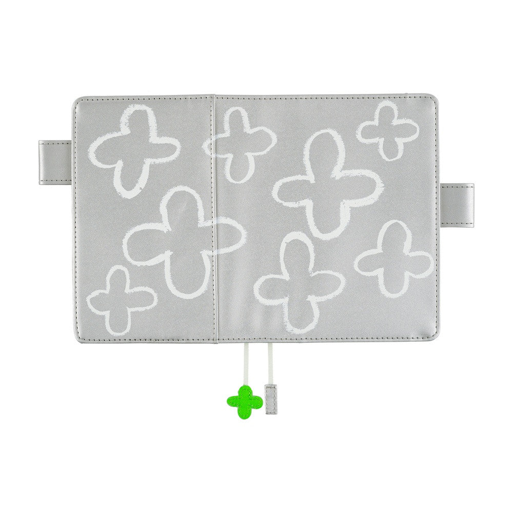 Okładka na kalendarz Hobonichi Techo A6 | Makoto Matsubayashi: Silver Flowers