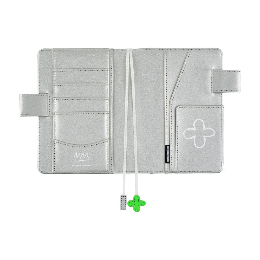 Okładka na kalendarz Hobonichi Techo A6 | Makoto Matsubayashi: Silver Flowers