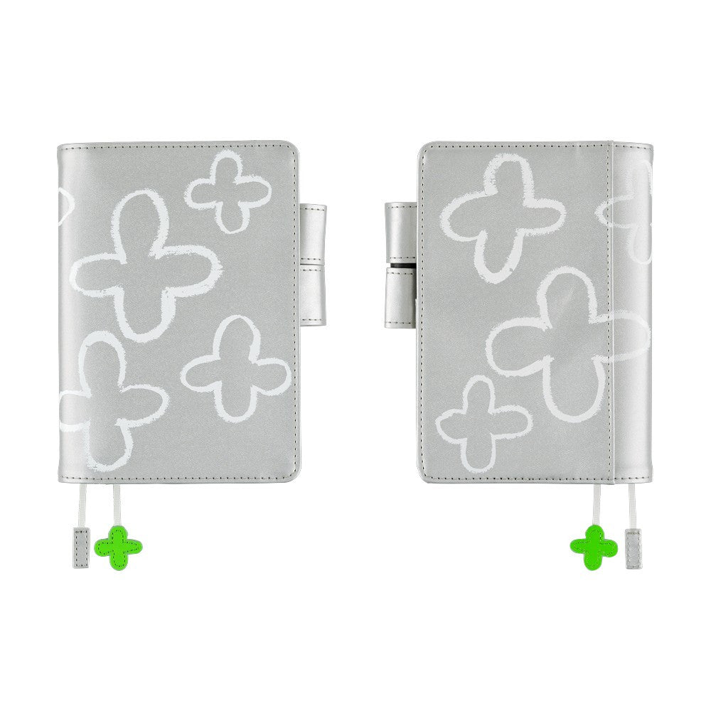 Okładka na kalendarz Hobonichi Techo A6 | Makoto Matsubayashi: Silver Flowers