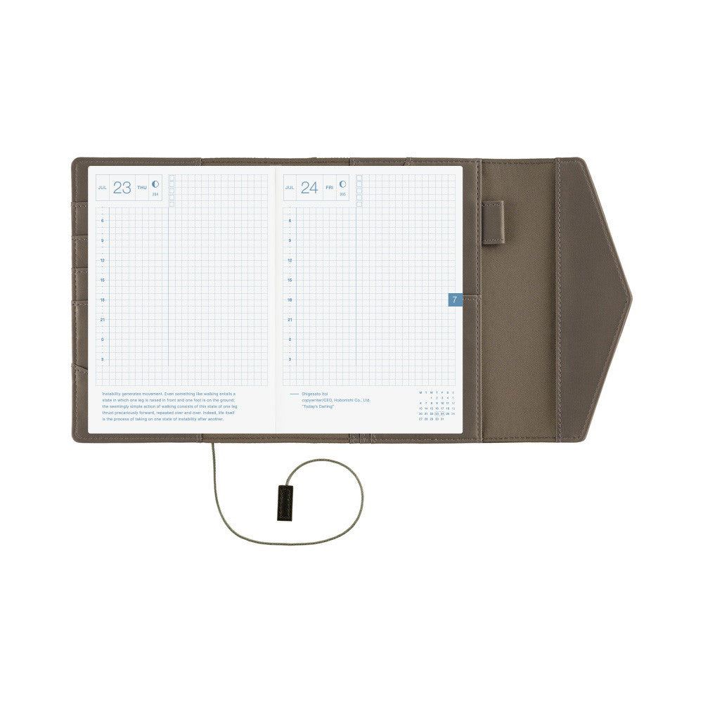 Okładka na kalendarz Hobonichi Techo A6 | Letter
