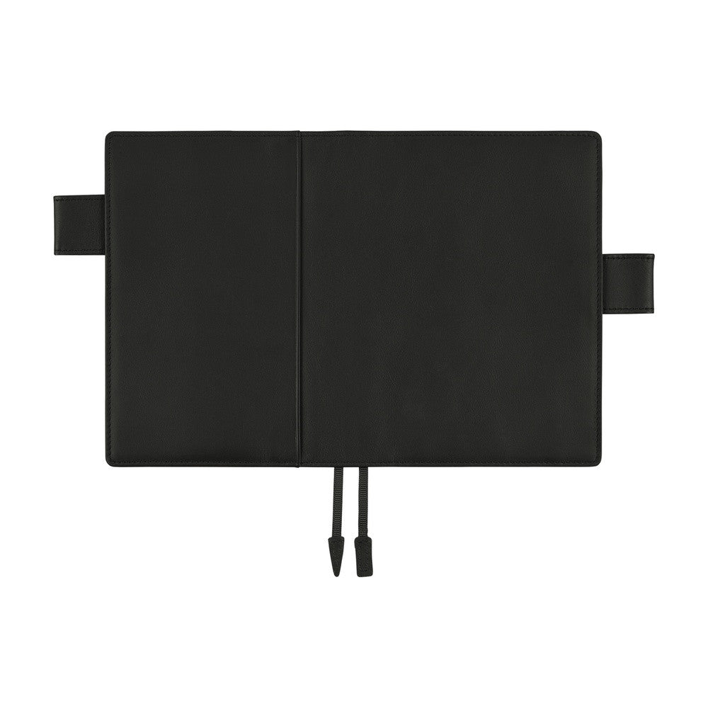 Okładka na kalendarz Hobonichi Techo A6 | Leather: TS Basic - Black