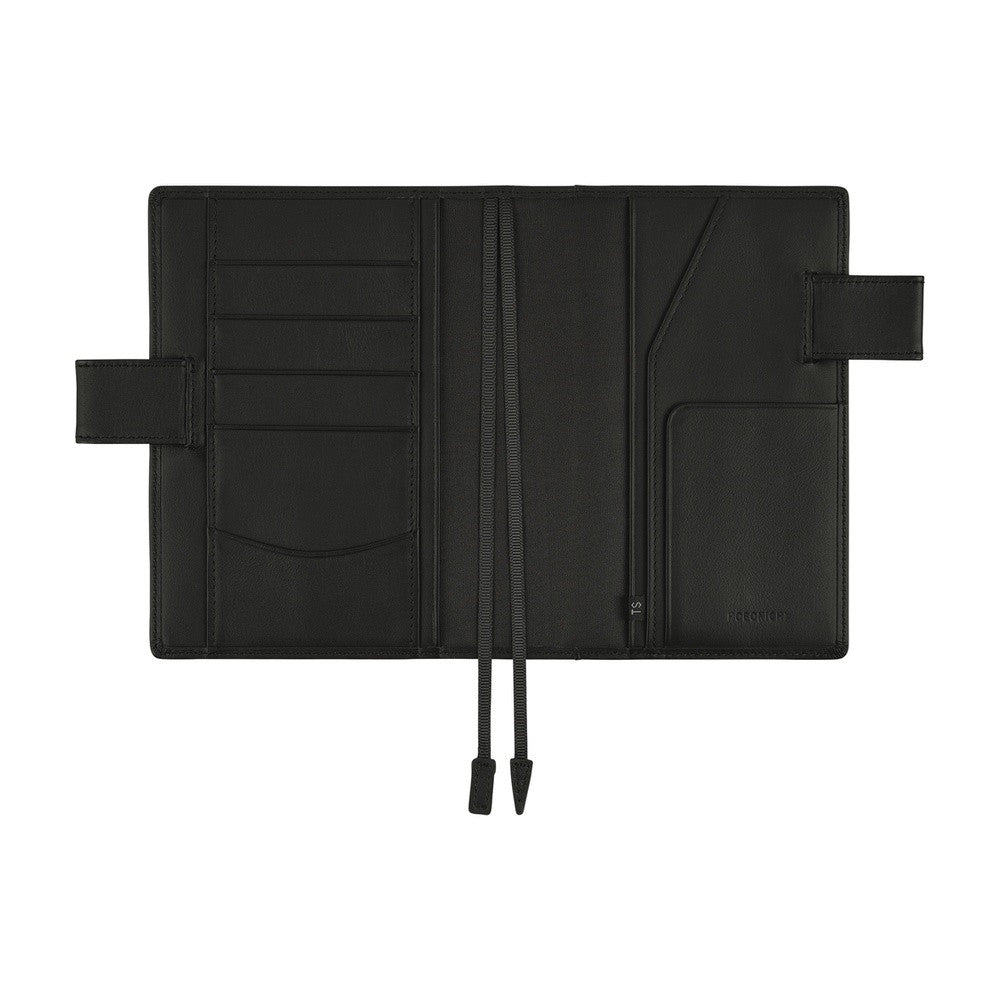 Okładka na kalendarz Hobonichi Techo A6 | Leather: TS Basic - Black