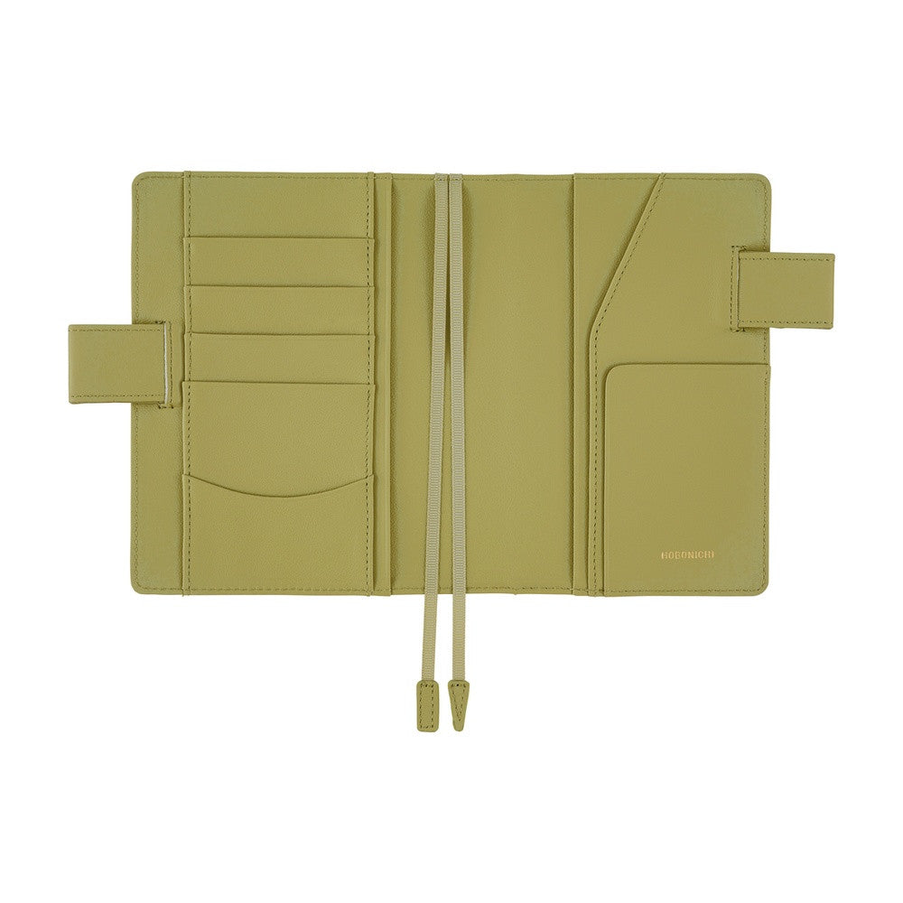 Okładka na kalendarz Hobonichi Techo A6 | Leather: Sage Green