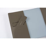 Okładka na kalendarz Hobonichi Techo A6 | Leather: Taut ( Grey & Light Blue)