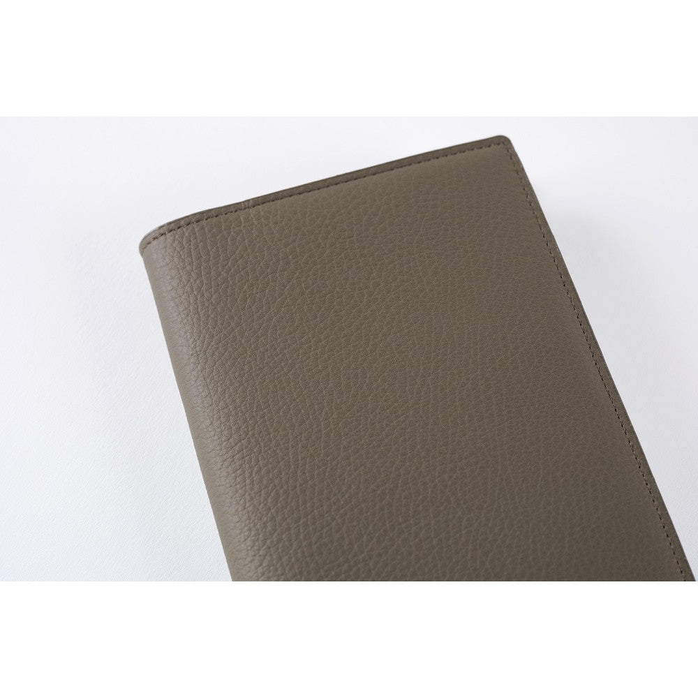 Okładka na kalendarz Hobonichi Techo A6 | Leather: Taut ( Grey & Light Blue)