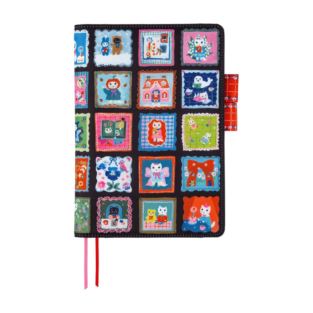 Okładka na kalendarz Hobonichi Techo A5 | Yumi Kitagishi: White Cat’s Daily Life