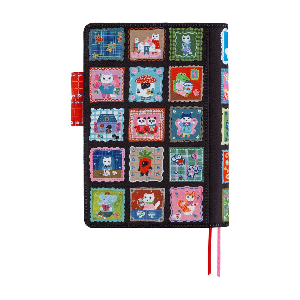 Okładka na kalendarz Hobonichi Techo A5 | Yumi Kitagishi: White Cat’s Daily Life