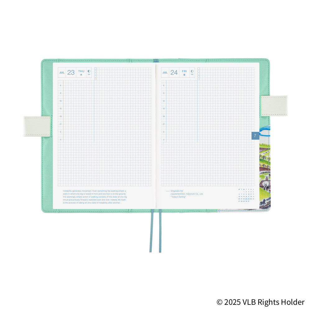 Okładka na kalendarz Hobonichi Techo A5 | Virginia Lee Burton: The Little House