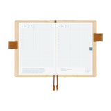 Okładka na kalendarz Hobonichi Techo A5 | Shirt Fabric: Foggy Plaid