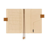 Okładka na kalendarz Hobonichi Techo A5 | Shirt Fabric: Foggy Plaid