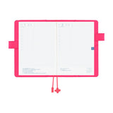 Okładka na kalendarz Hobonichi Techo A5 | Makoto Matsubayashi: Pink Flowers