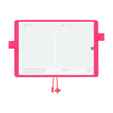 Okładka na kalendarz Hobonichi Techo A5 | Makoto Matsubayashi: Pink Flowers