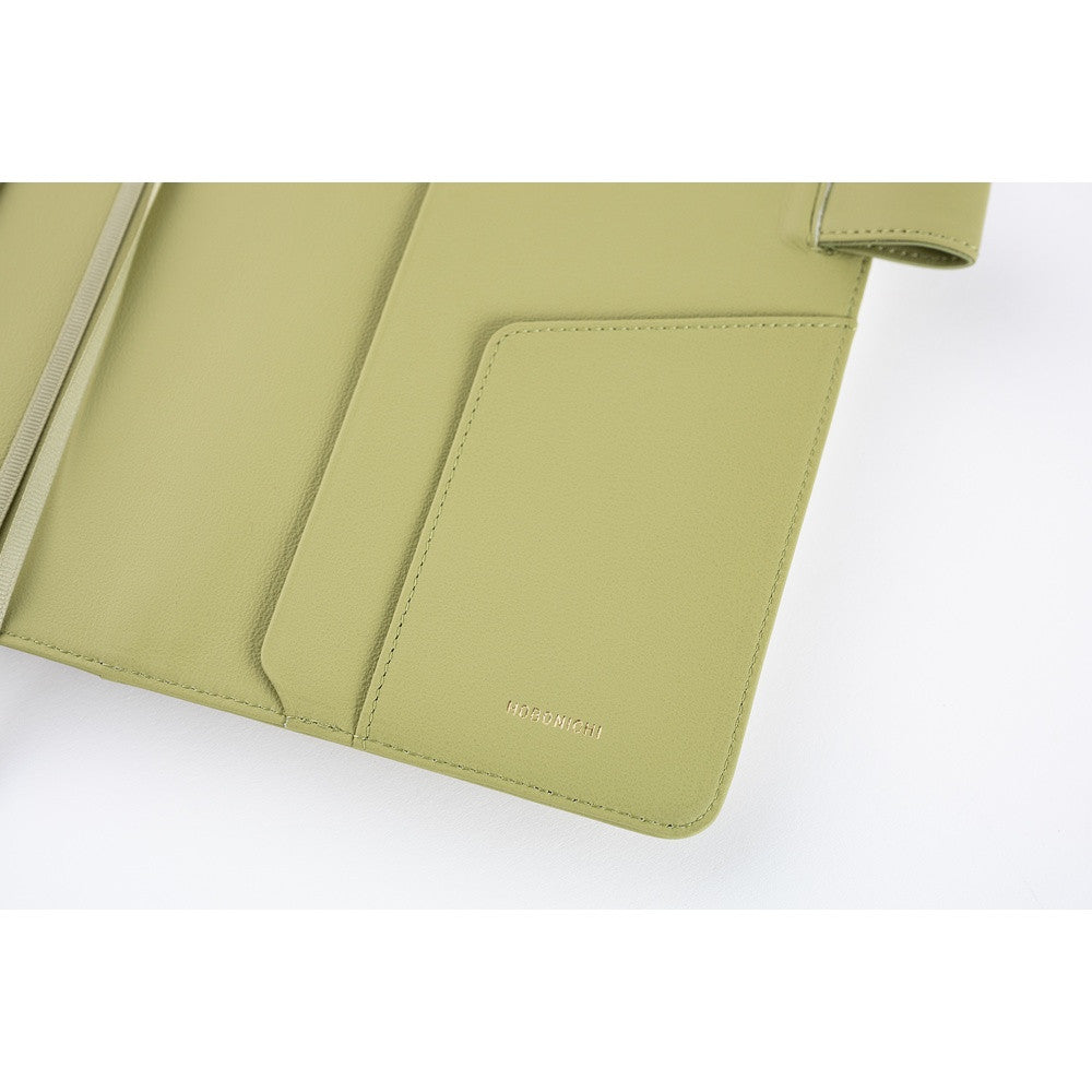 Okładka na kalendarz Hobonichi Techo A5 | Leather: Sage Green