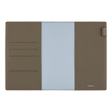 Okładka na kalendarz Hobonichi Techo A5 | Leather: Taut ( Grey & Light Blue)