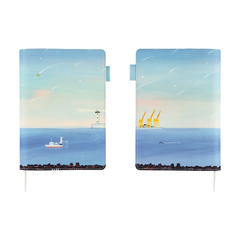 Okładka na Pamiętnik 5-letni Hobonichi A5 | Hikoro Kubota: The Sea's Dream at Dawn