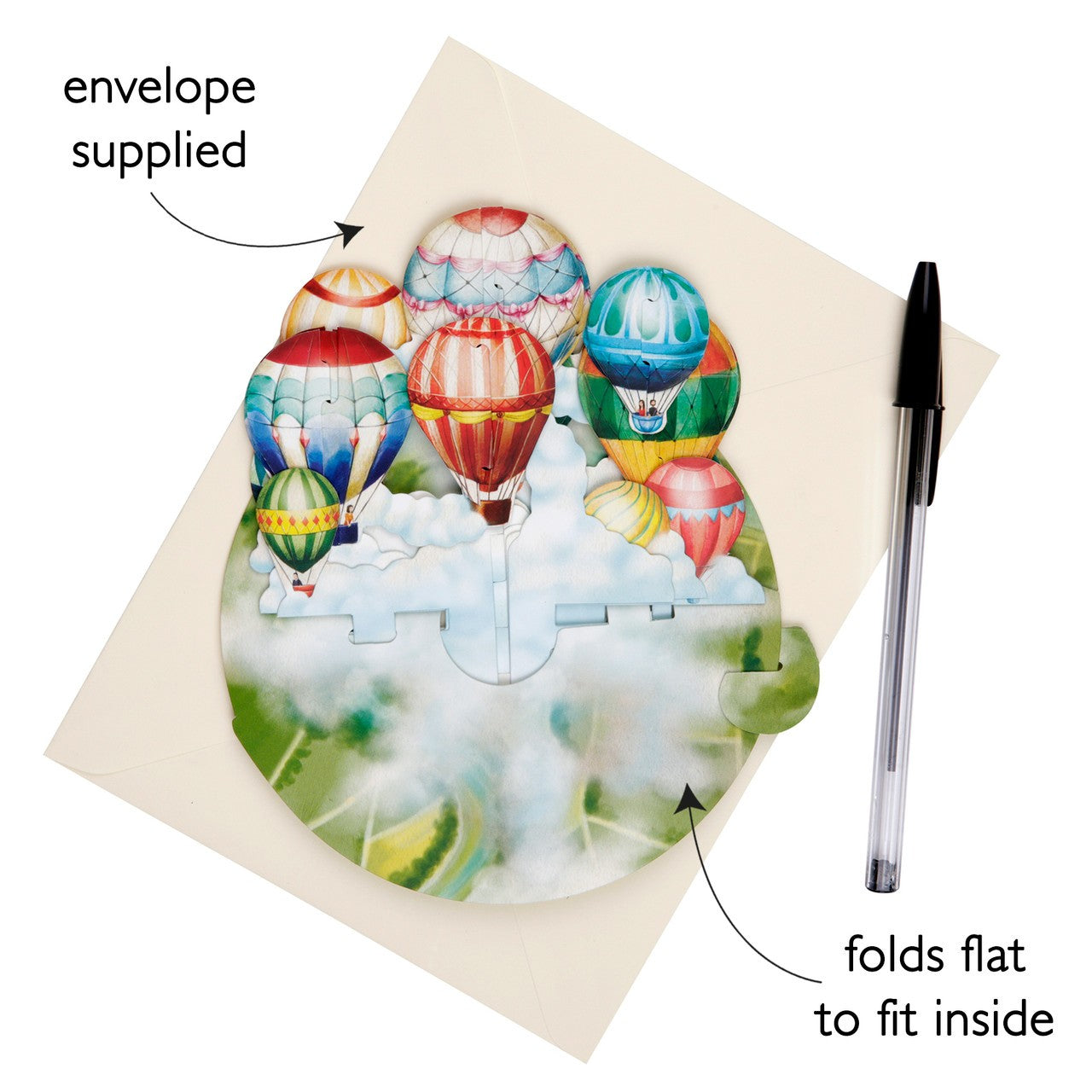 Kartka Okolicznościowa Santoro Pirouettes | Balony