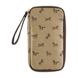 Etui Hobonichi Small Drawer Pouch | Bow & Tie: Galloping Horses