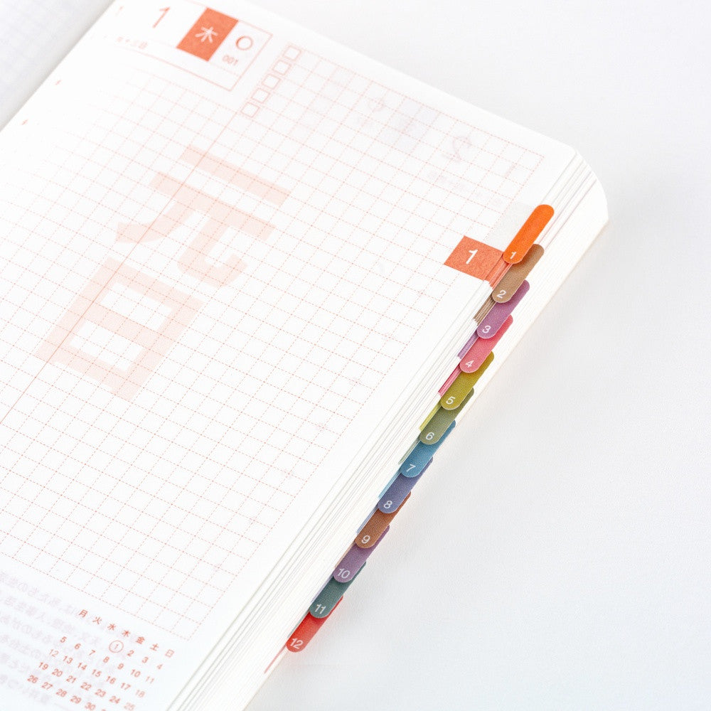 Naklejki Hobonichi | TSUKI no IRO: Naklejki indeksujące