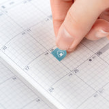 Naklejki Hobonichi | TSUKI no IRO: Zestaw naklejek Harmonogram