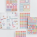 Naklejki Hobonichi | TSUKI no IRO: Zestaw naklejek Harmonogram