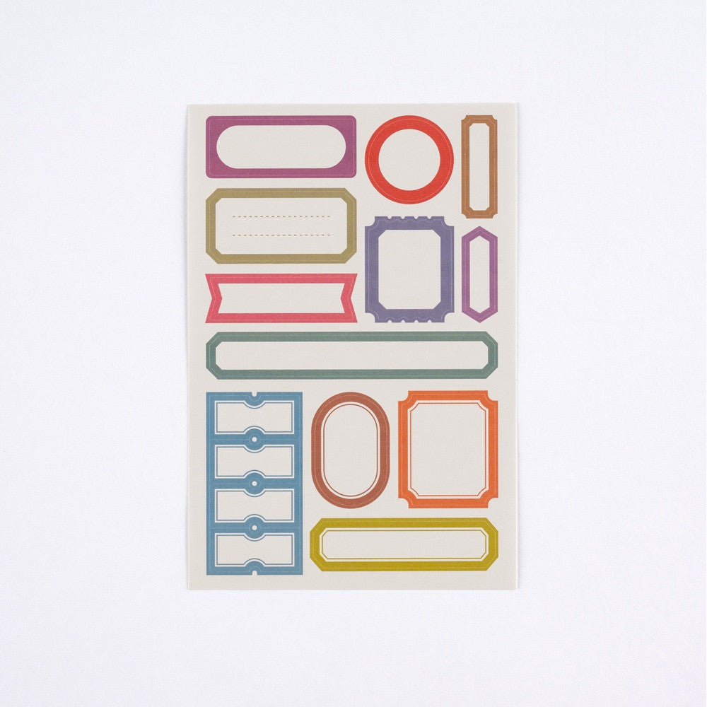 Naklejki Hobonichi | TSUKI no IRO: Zestaw naklejek Harmonogram