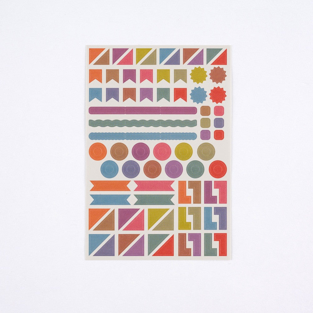 Naklejki Hobonichi | TSUKI no IRO: Zestaw naklejek Harmonogram