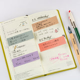Naklejki Hobonichi | TSUKI no IRO: Karteczki indeksujące - Guide