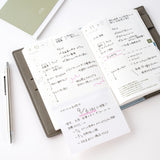 Naklejki Hobonichi | TSUKI no IRO: Karteczki indeksujące Add-on