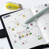 Taśma w dyspenserze Hobonichi x Plus: Deco Rush | Tamagotchi