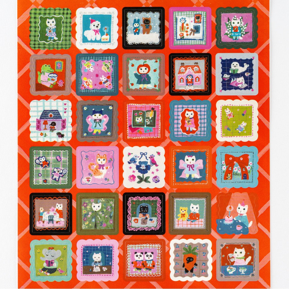 Naklejki Hobonichi | Yumi Kitagishi: Daily Life of White Cat