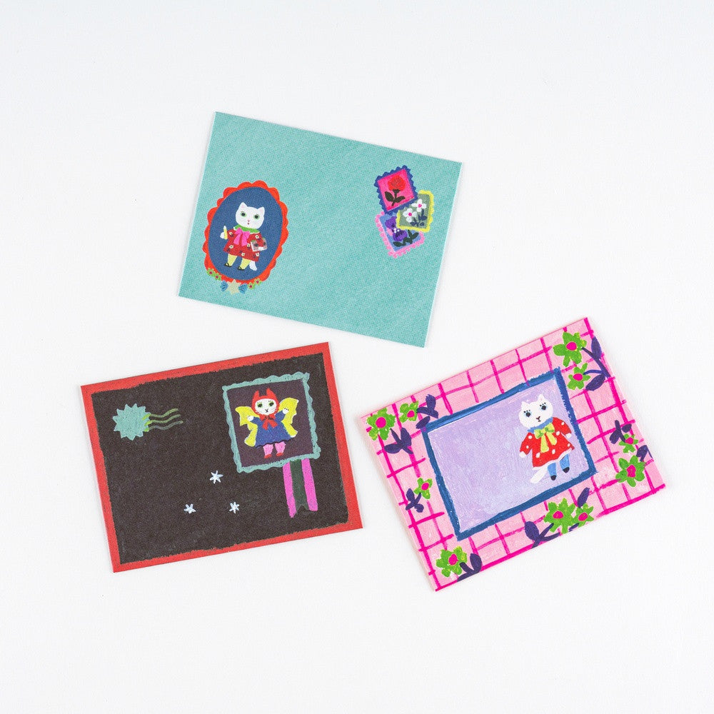 Mini Papeteria Hobonichi | Yumi Kitagishi: White Cat