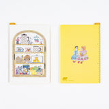 Liniuszek Hobonichi A6 | iyo okumi: Happy Tea Time - Teapot Shelf