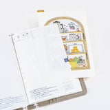 Liniuszek Hobonichi A6 | iyo okumi: Happy Tea Time - Teapot Shelf
