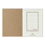 Wkład do Traveler's Noteboook Passport Size 2026 | Tygodniowy