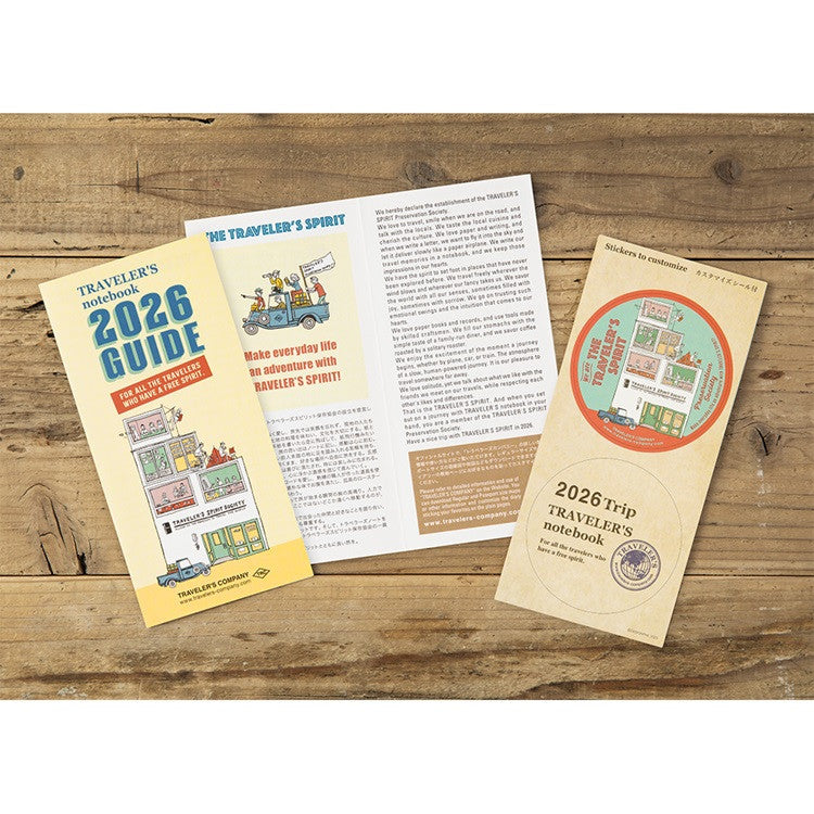 Wkład do Traveler's Noteboook 2026 | Tygodniowy wertykalny