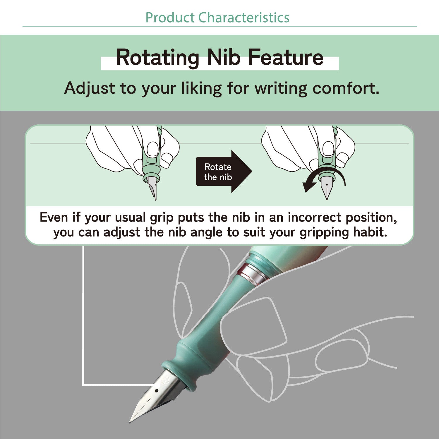 Pióro wieczne Sailor Tuzu Adjust | Czarne