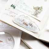 Zestaw stempli silikonowych Icon | Górski krajobraz