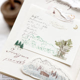 Zestaw stempli silikonowych Icon | Górski krajobraz