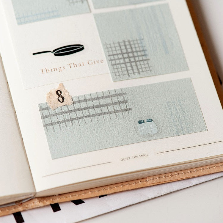 Zestaw stempli silikonowych Icon | Kratka