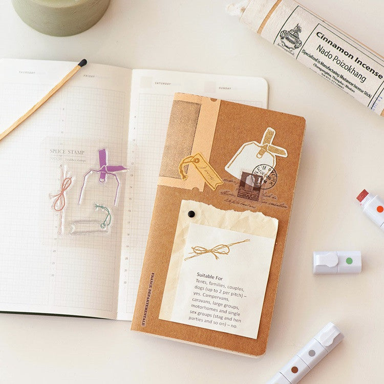 Zestaw stempli silikonowych Icon | Etykietki