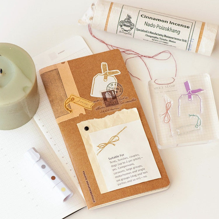 Zestaw stempli silikonowych Icon | Etykietki