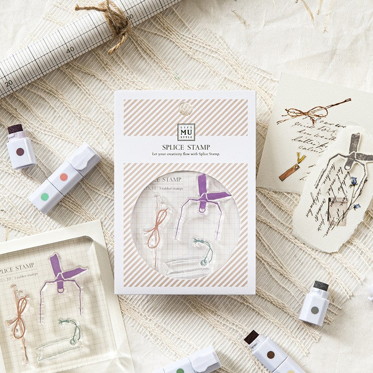 Zestaw stempli silikonowych Icon | Etykietki