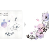 Zestaw stempli silikonowych Icon | Zawilec