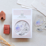 Zestaw stempli silikonowych Icon | Zawilec