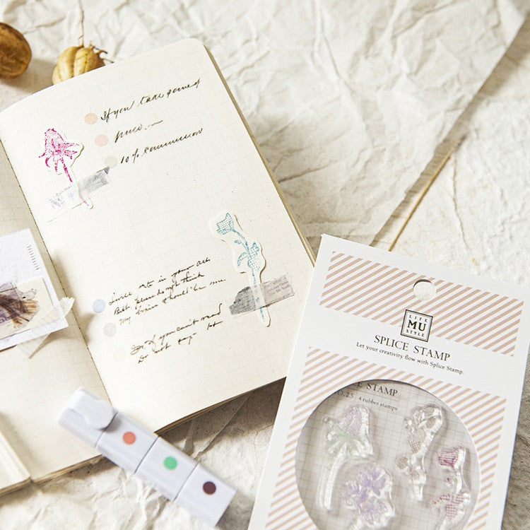 Zestaw stempli silikonowych Icon | Łąka