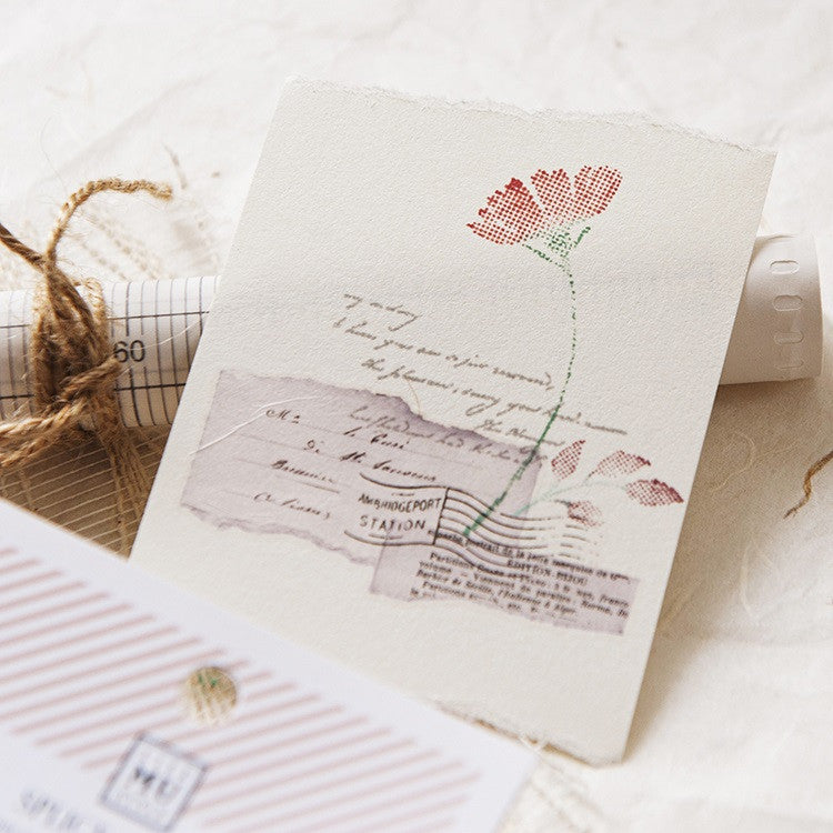 Zestaw stempli silikonowych Icon | Rośliny i napisy