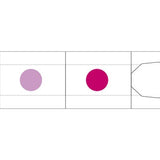 Zestaw tuszy do pieczątek w pisaku | Żółty-Różowy-Fuksja